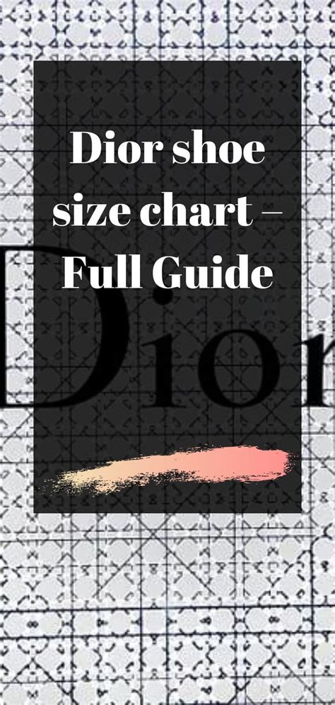 dior 37|dior size chart.